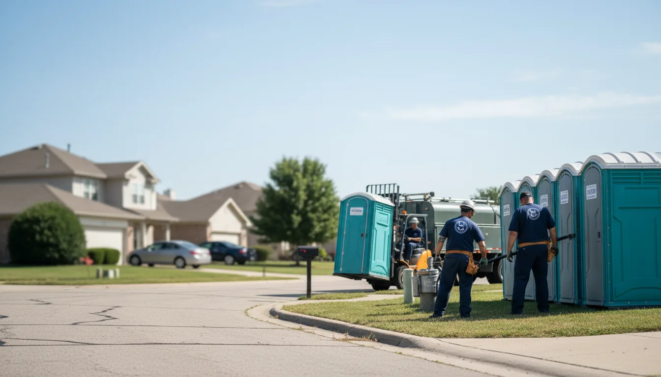 Porta Potty Rental in Danciger, TX near me